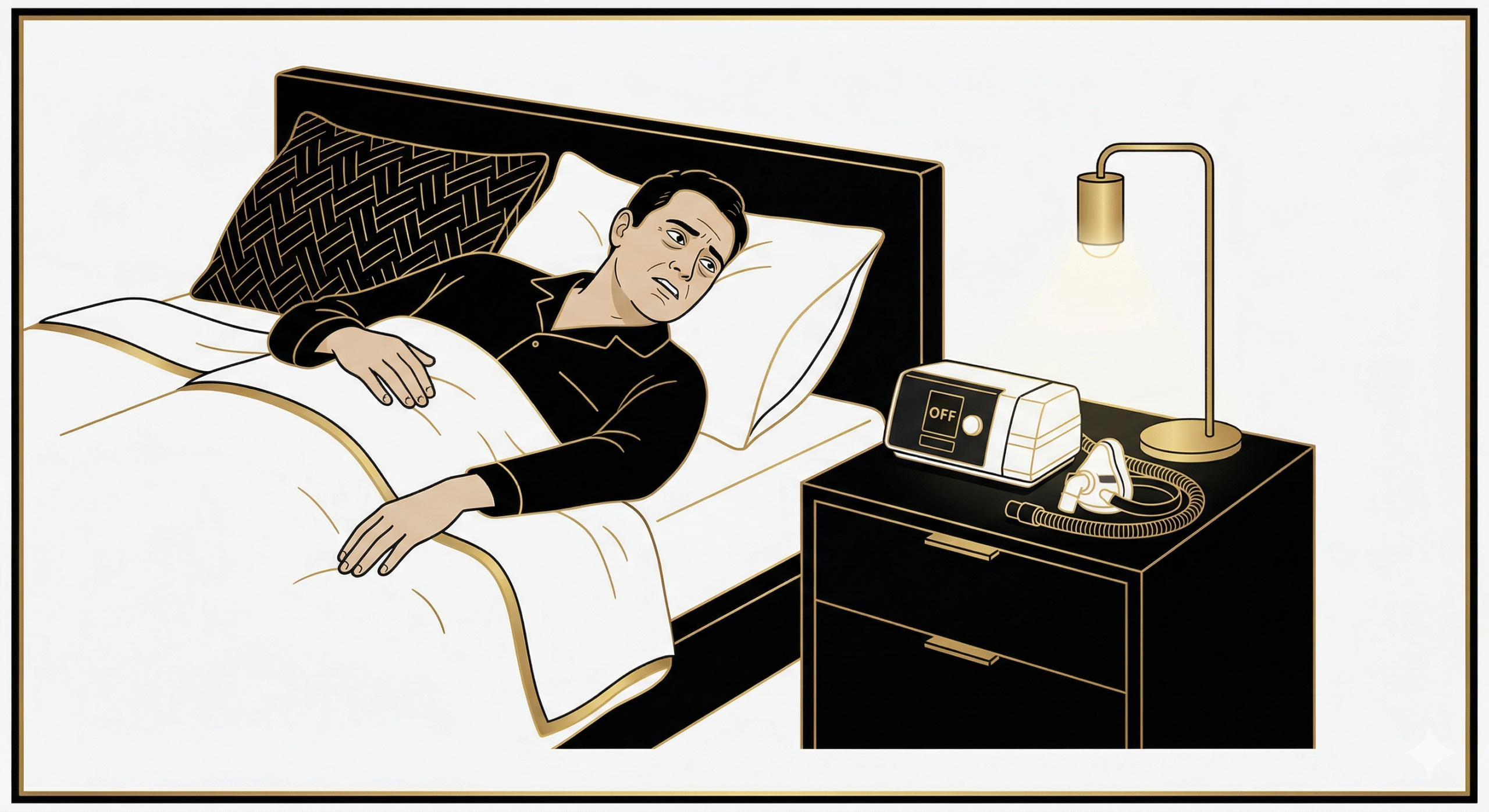 person unable to tolerate CPAP machine sleep apnea alternative needed