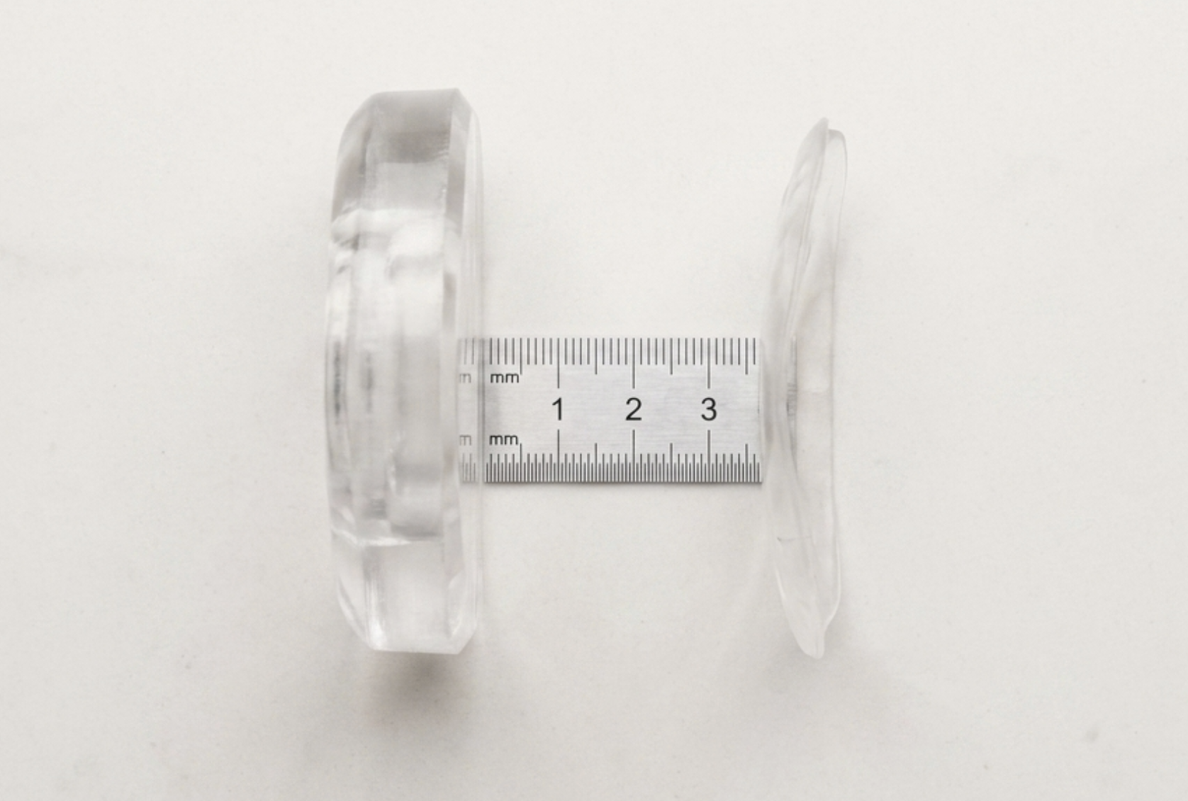 ultra-thin daytime mouth guard compared to standard nighttime guard thickness