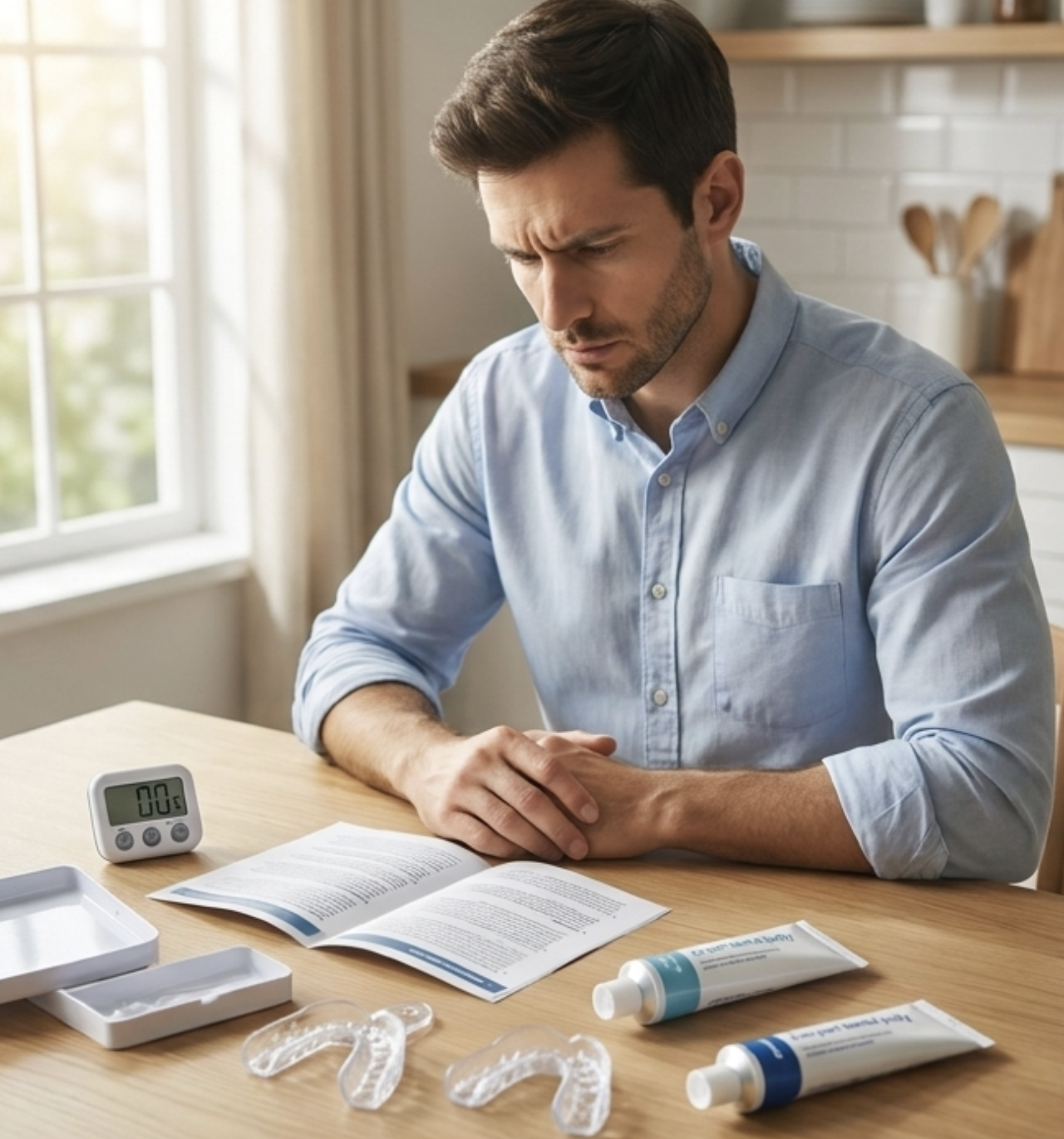 at home dental impression kit for DTC custom night guard