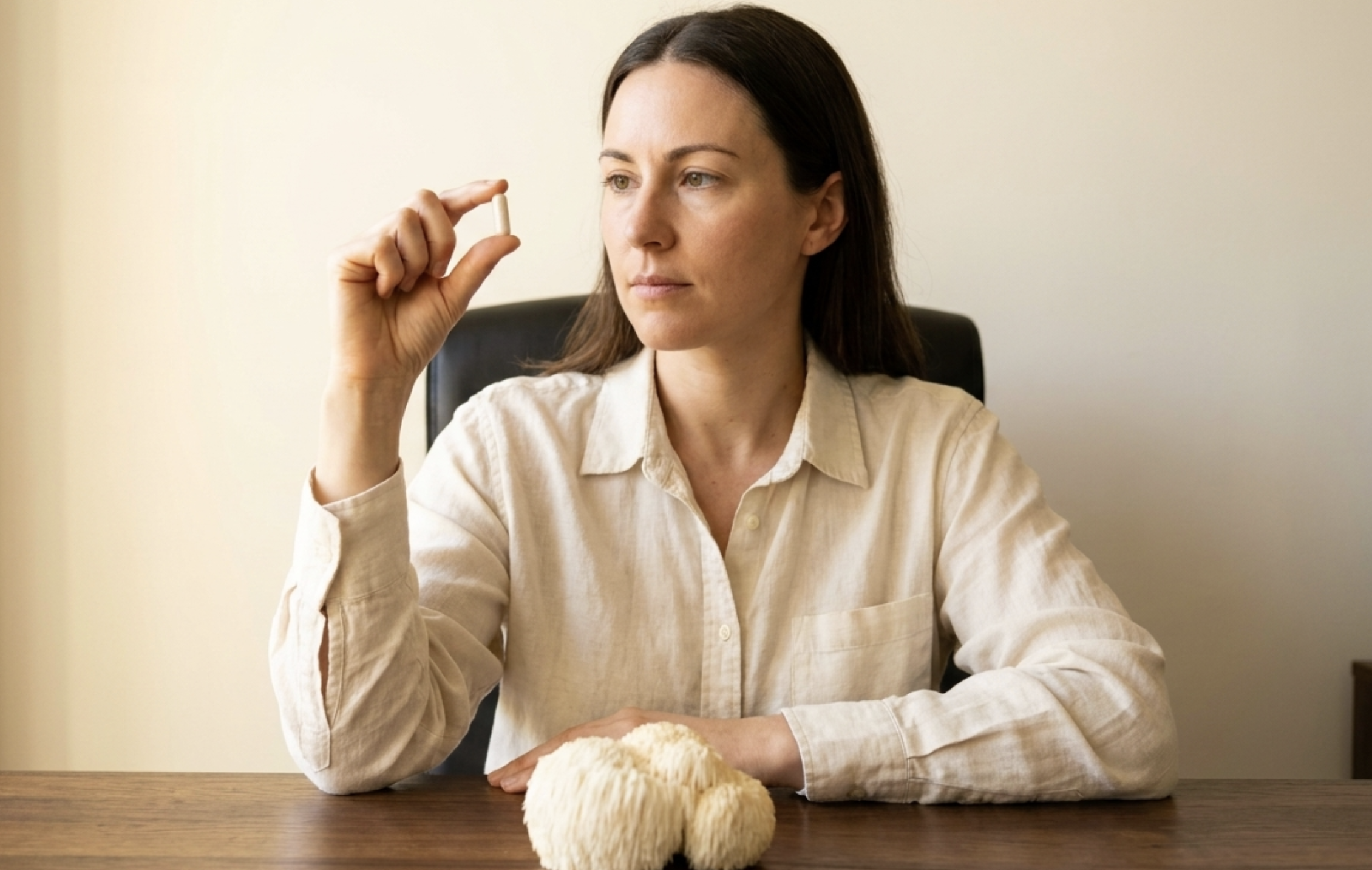 lion's mane mushroom supplement anxiolytic NGF jaw tension
