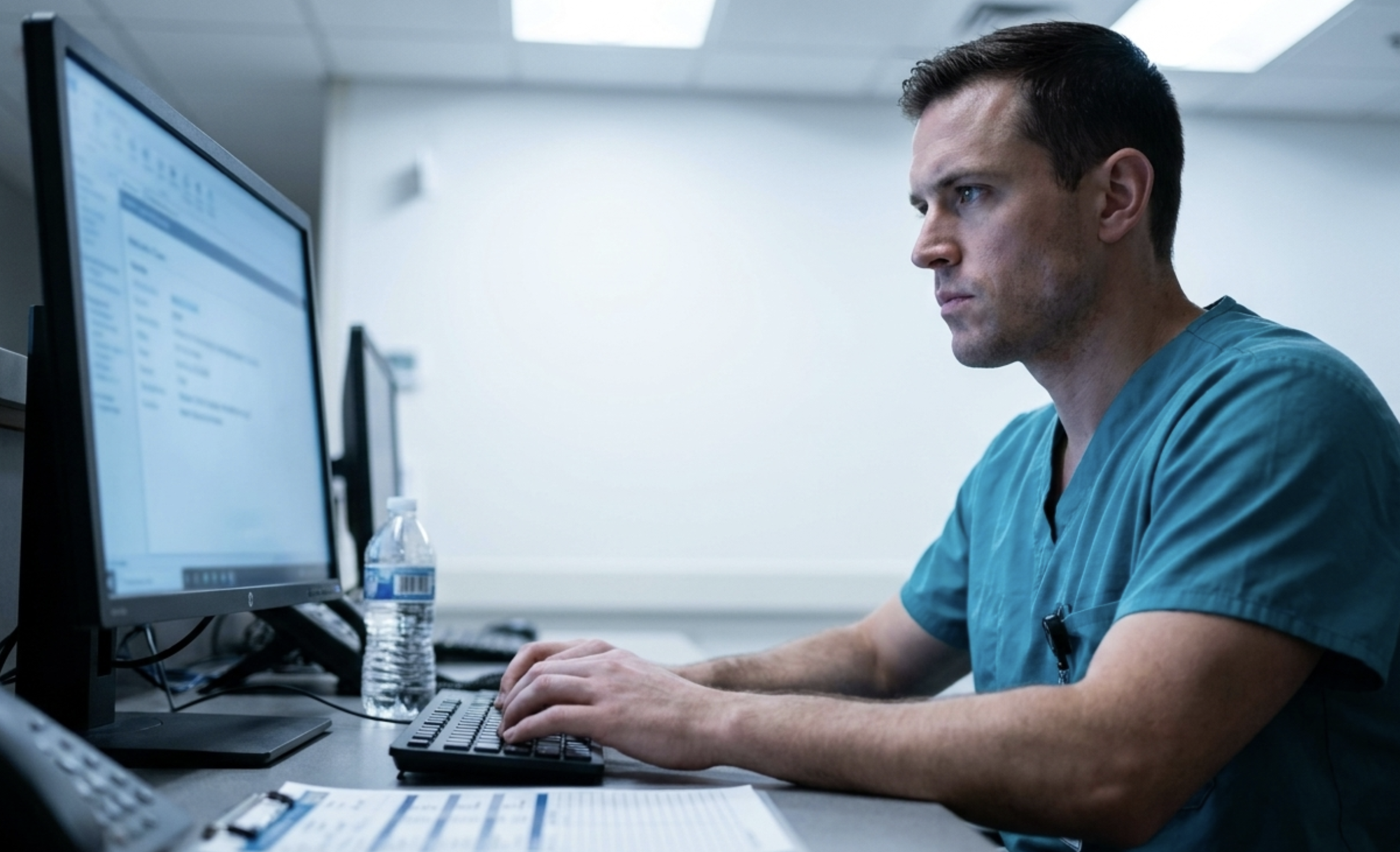 nurse healthcare worker jaw tension sympathetic nervous system 12-hour shift