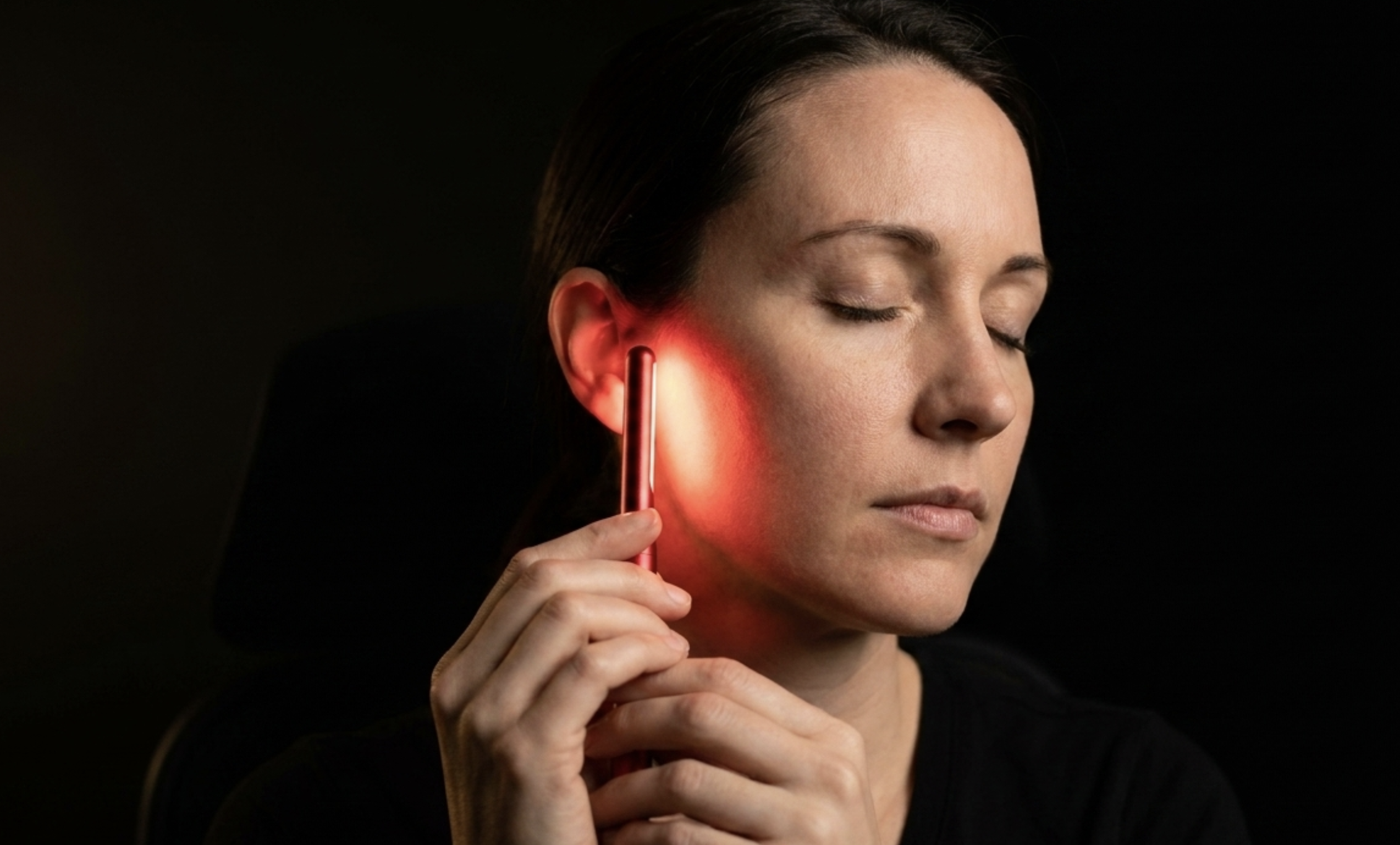 red light therapy TMJ joint masseter clinical research evidence